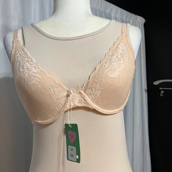 Natori Lace Underwire Bra Neutral Beige 30DD - Picture 6 of 14